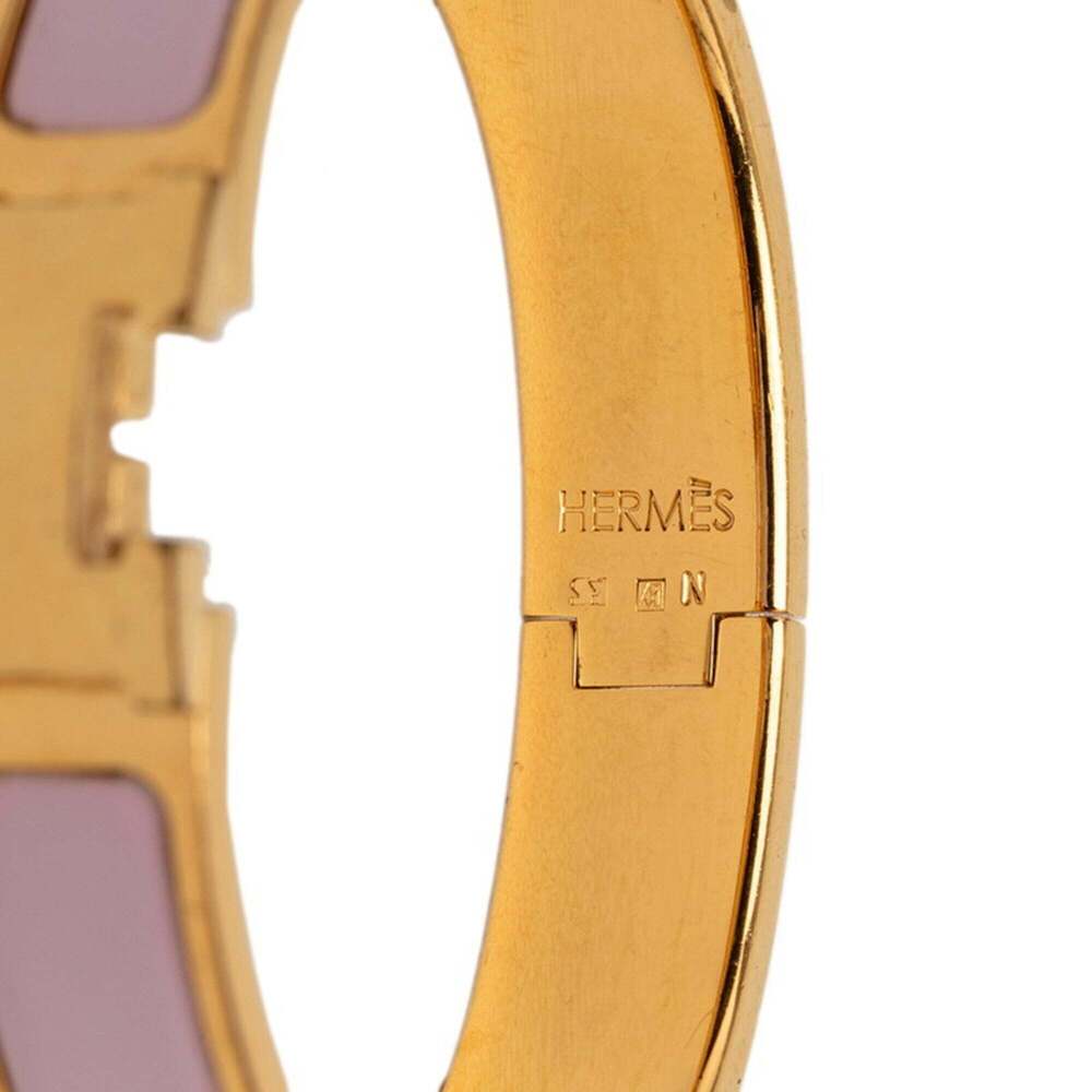Hermes Click H PM Bracelet, Gold Pink Plated, Women's - Picture 5 of 5